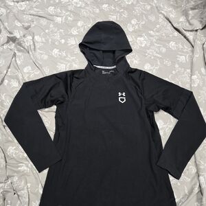 Under Armour Black Hooded Athletic Pullover